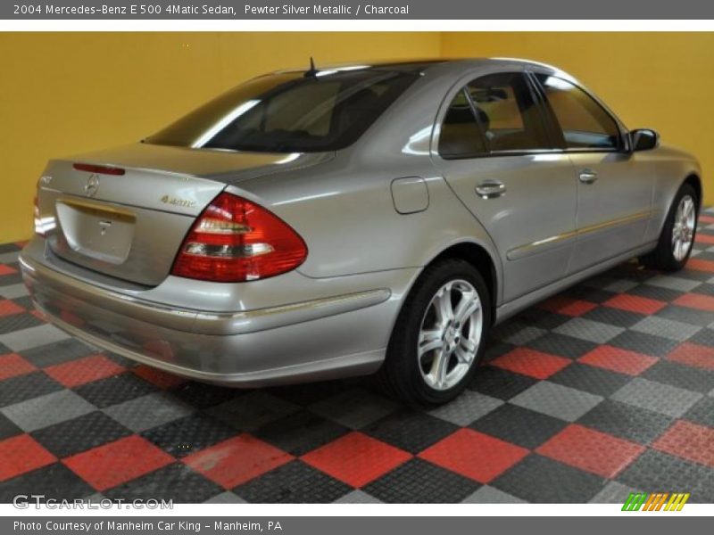 Pewter Silver Metallic / Charcoal 2004 Mercedes-Benz E 500 4Matic Sedan