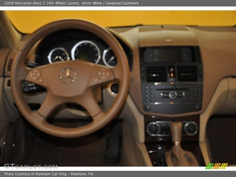 Arctic White / Savanna/Cashmere 2008 Mercedes-Benz C 300 4Matic Luxury