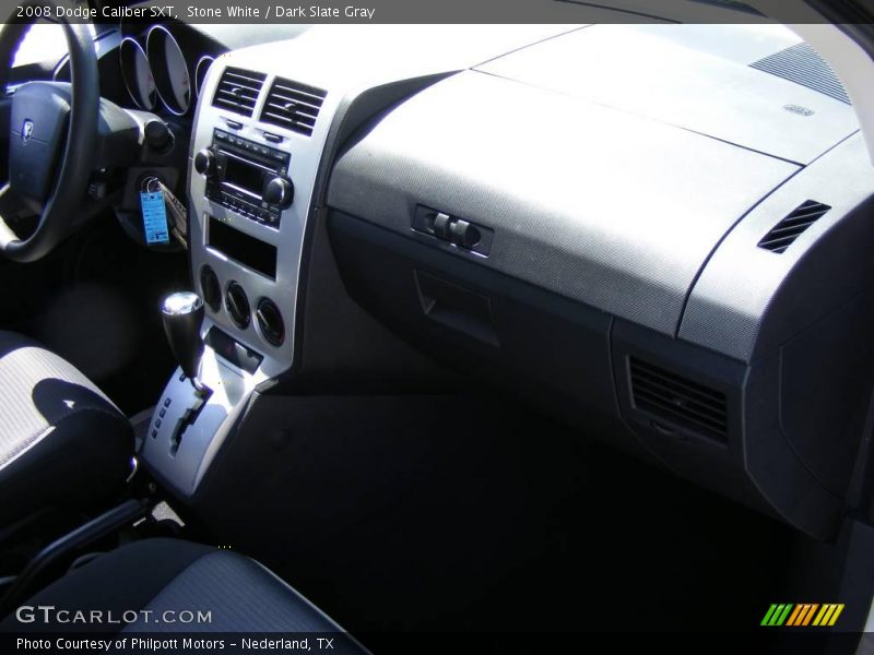 Stone White / Dark Slate Gray 2008 Dodge Caliber SXT