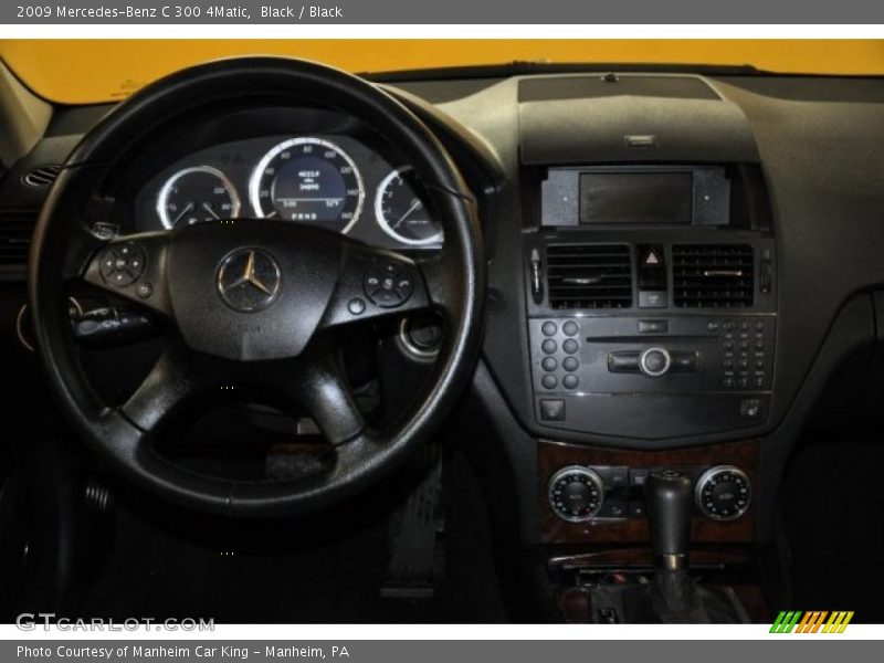 Black / Black 2009 Mercedes-Benz C 300 4Matic
