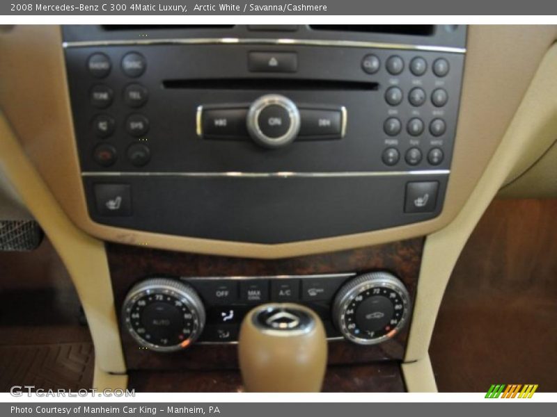 Arctic White / Savanna/Cashmere 2008 Mercedes-Benz C 300 4Matic Luxury