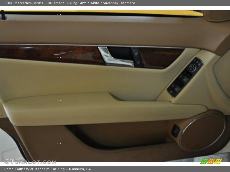 Arctic White / Savanna/Cashmere 2008 Mercedes-Benz C 300 4Matic Luxury