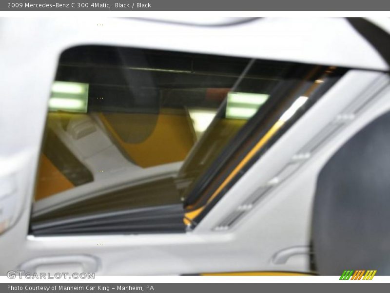 Black / Black 2009 Mercedes-Benz C 300 4Matic