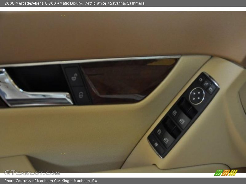 Arctic White / Savanna/Cashmere 2008 Mercedes-Benz C 300 4Matic Luxury