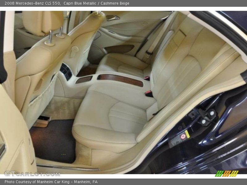 Capri Blue Metallic / Cashmere Beige 2008 Mercedes-Benz CLS 550