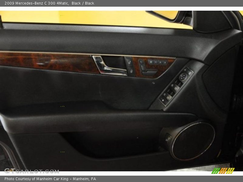 Black / Black 2009 Mercedes-Benz C 300 4Matic