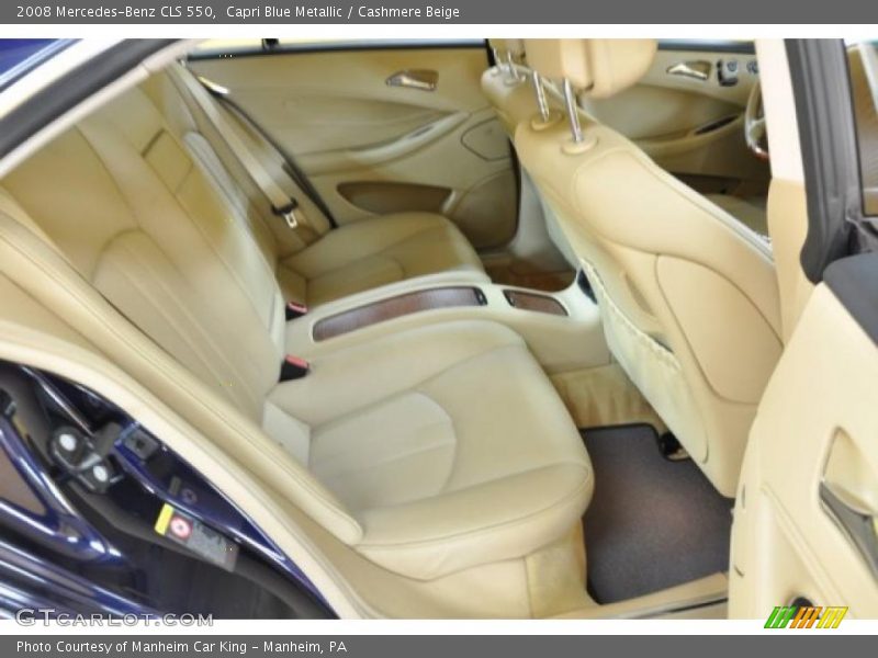 Capri Blue Metallic / Cashmere Beige 2008 Mercedes-Benz CLS 550