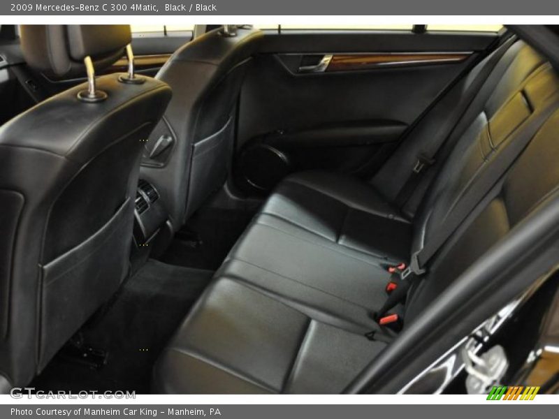 Black / Black 2009 Mercedes-Benz C 300 4Matic