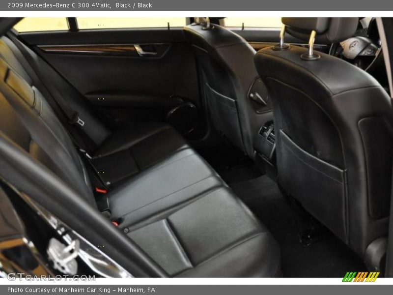 Black / Black 2009 Mercedes-Benz C 300 4Matic