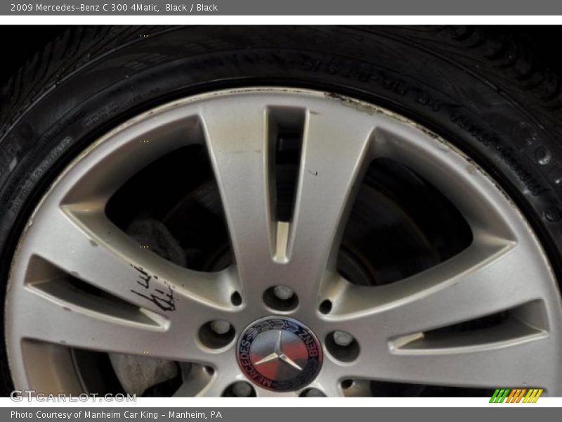 Black / Black 2009 Mercedes-Benz C 300 4Matic