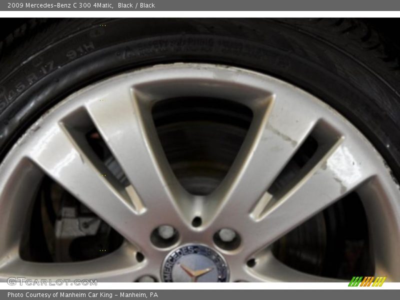 Black / Black 2009 Mercedes-Benz C 300 4Matic