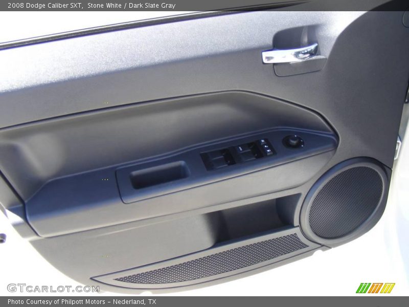 Stone White / Dark Slate Gray 2008 Dodge Caliber SXT