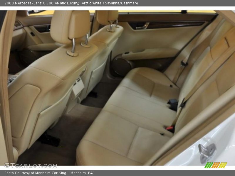 Arctic White / Savanna/Cashmere 2008 Mercedes-Benz C 300 4Matic Luxury