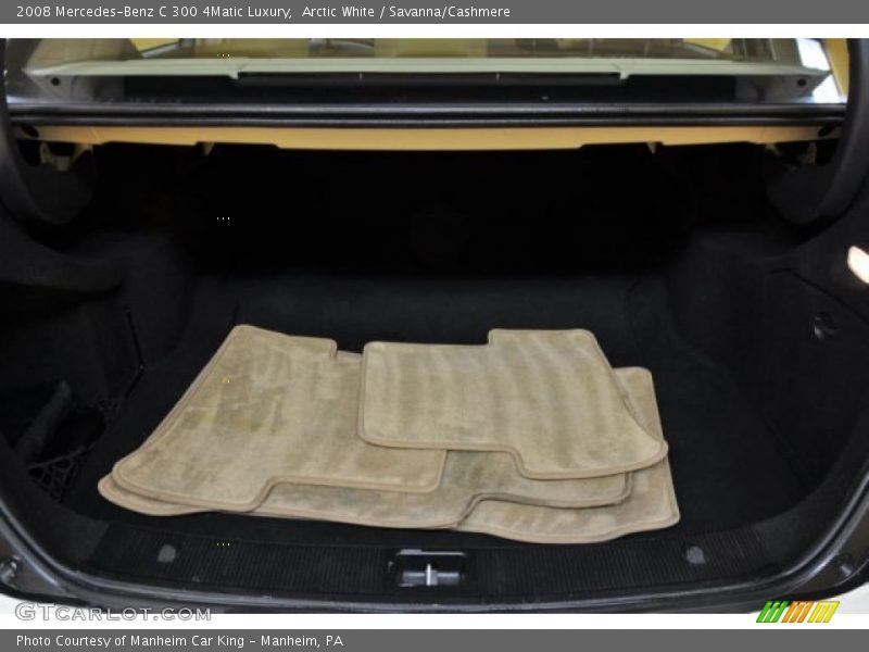 Arctic White / Savanna/Cashmere 2008 Mercedes-Benz C 300 4Matic Luxury