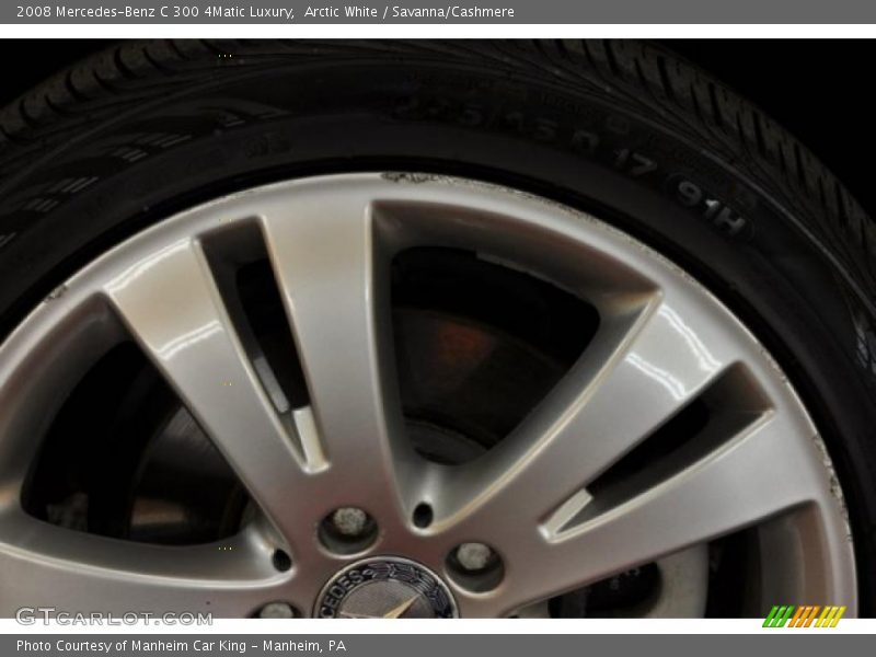 Arctic White / Savanna/Cashmere 2008 Mercedes-Benz C 300 4Matic Luxury