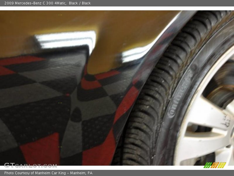 Black / Black 2009 Mercedes-Benz C 300 4Matic