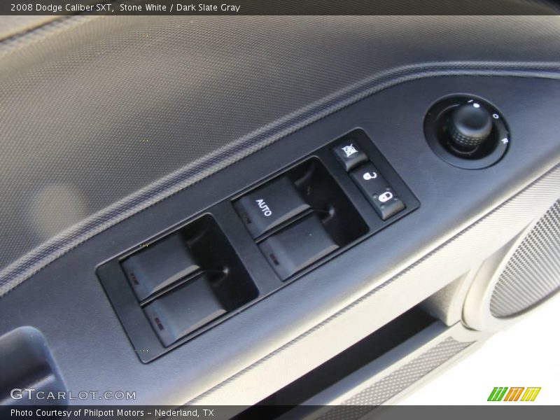 Stone White / Dark Slate Gray 2008 Dodge Caliber SXT