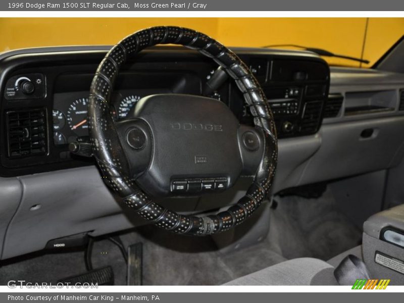 Moss Green Pearl / Gray 1996 Dodge Ram 1500 SLT Regular Cab