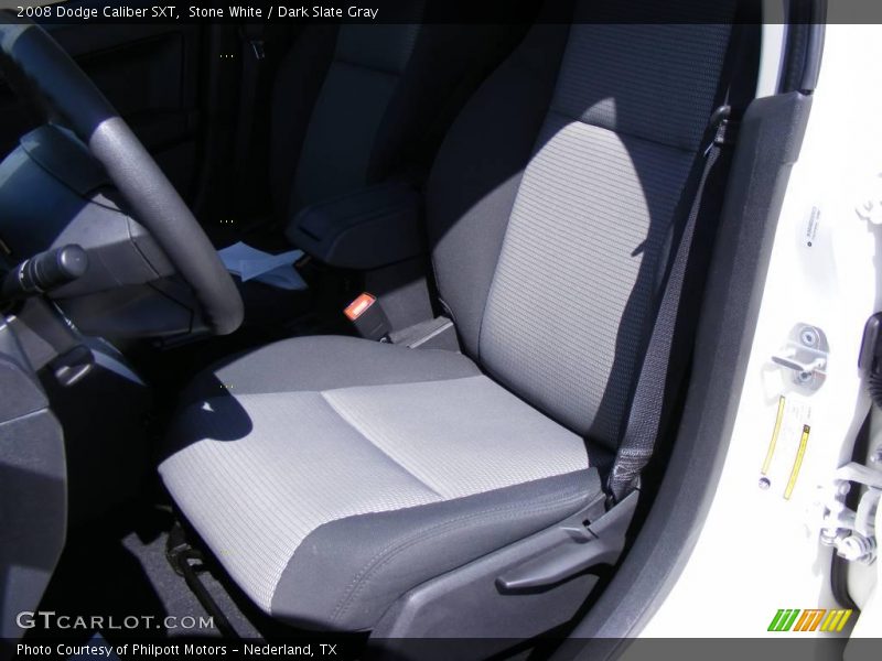 Stone White / Dark Slate Gray 2008 Dodge Caliber SXT