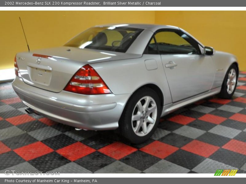 Brilliant Silver Metallic / Charcoal 2002 Mercedes-Benz SLK 230 Kompressor Roadster