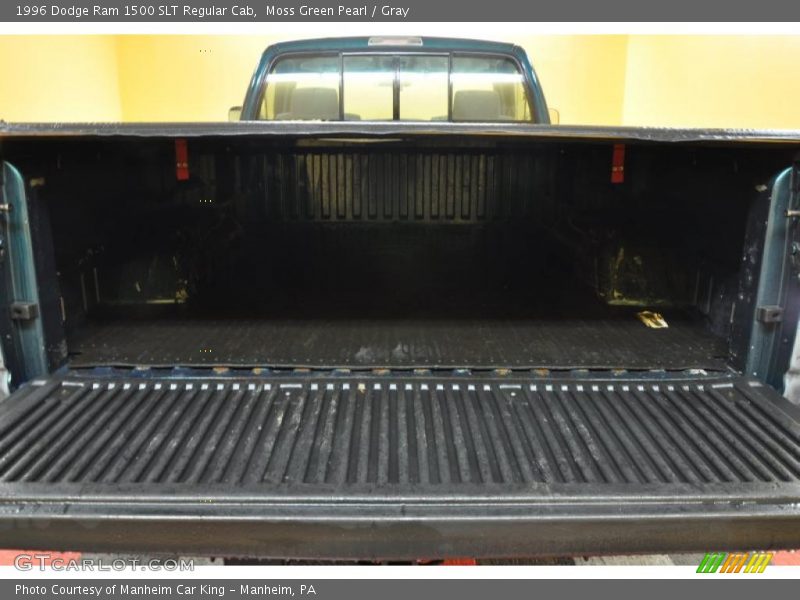 Moss Green Pearl / Gray 1996 Dodge Ram 1500 SLT Regular Cab