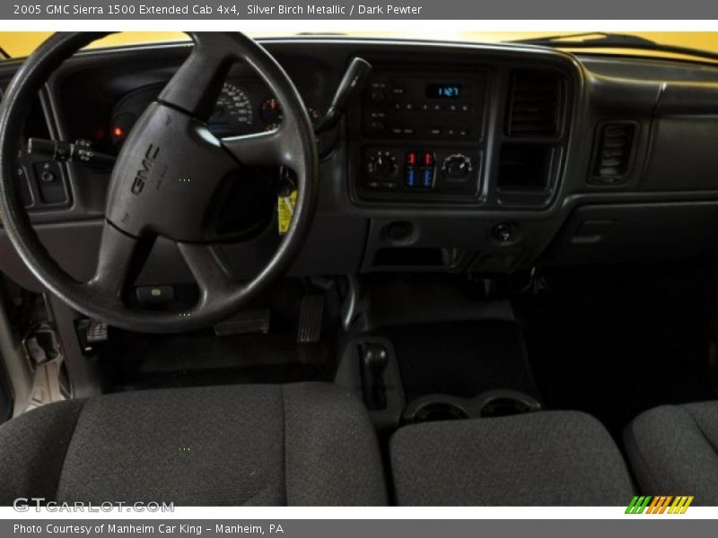 Silver Birch Metallic / Dark Pewter 2005 GMC Sierra 1500 Extended Cab 4x4