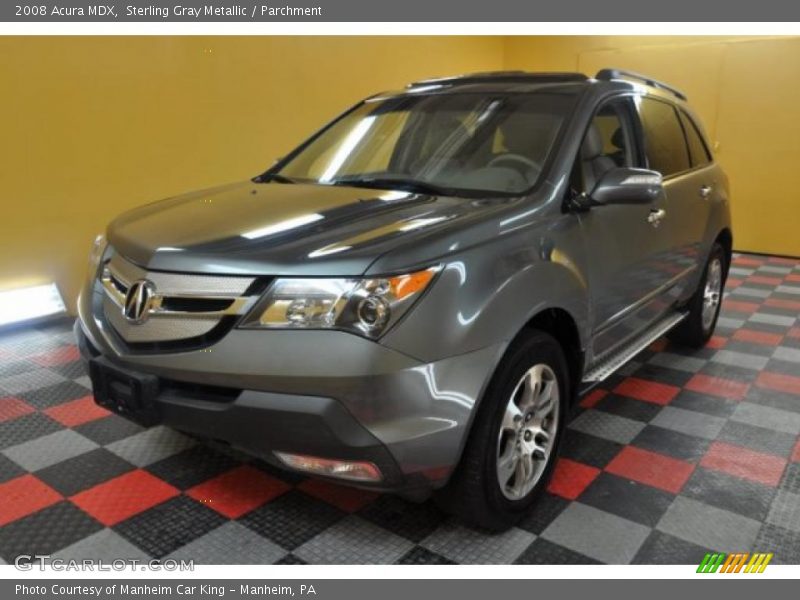 Sterling Gray Metallic / Parchment 2008 Acura MDX
