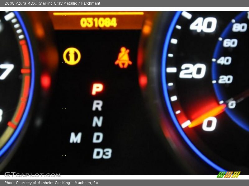 Sterling Gray Metallic / Parchment 2008 Acura MDX