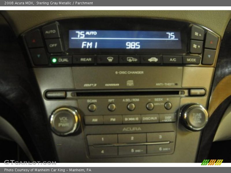 Sterling Gray Metallic / Parchment 2008 Acura MDX