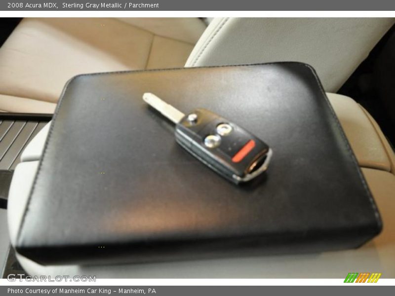 Sterling Gray Metallic / Parchment 2008 Acura MDX