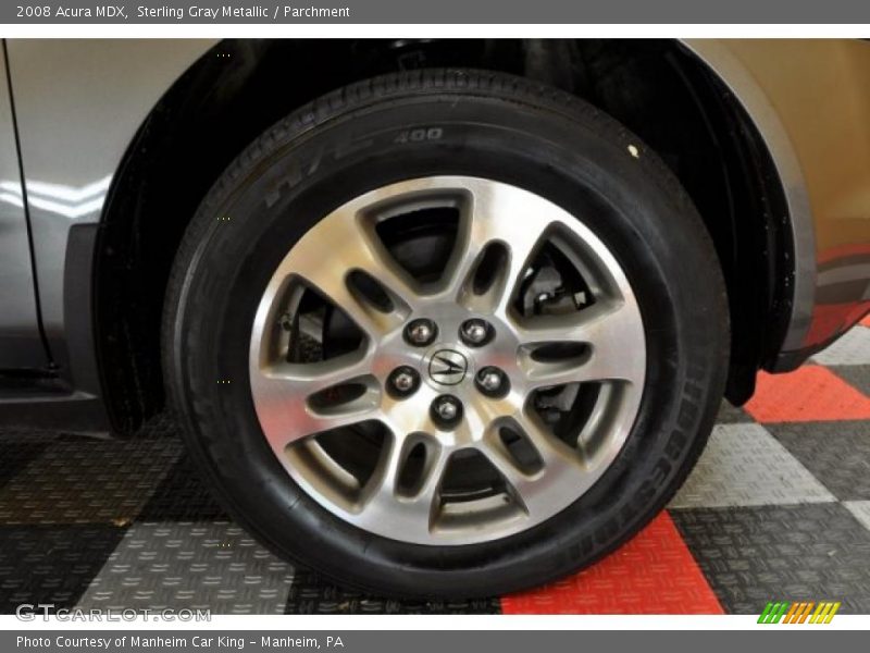 Sterling Gray Metallic / Parchment 2008 Acura MDX