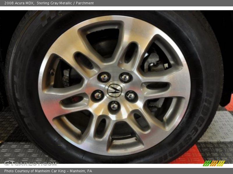 Sterling Gray Metallic / Parchment 2008 Acura MDX