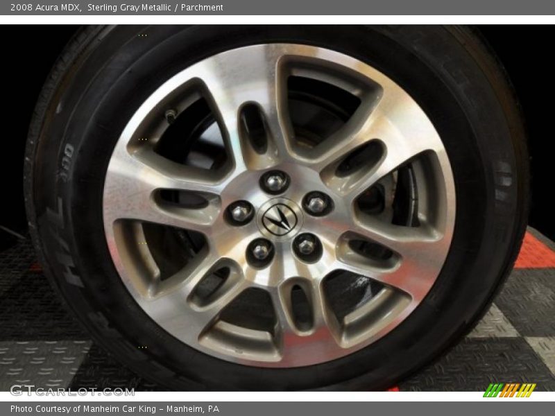 Sterling Gray Metallic / Parchment 2008 Acura MDX