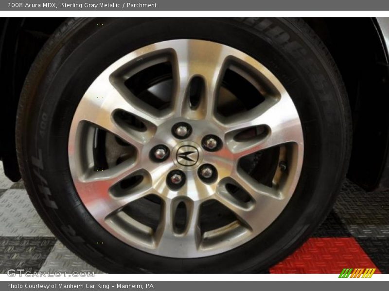 Sterling Gray Metallic / Parchment 2008 Acura MDX
