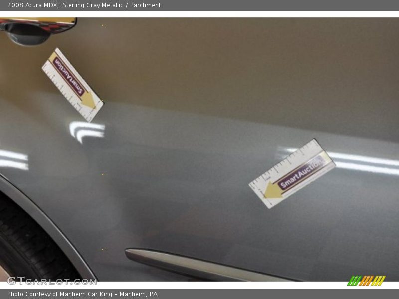 Sterling Gray Metallic / Parchment 2008 Acura MDX
