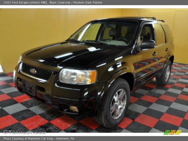 Black Clearcoat / Medium Dark Pebble 2003 Ford Escape Limited 4WD