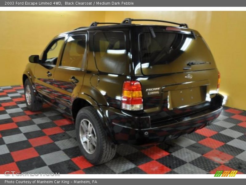 Black Clearcoat / Medium Dark Pebble 2003 Ford Escape Limited 4WD