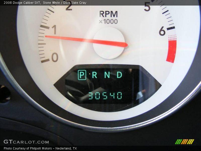 Stone White / Dark Slate Gray 2008 Dodge Caliber SXT