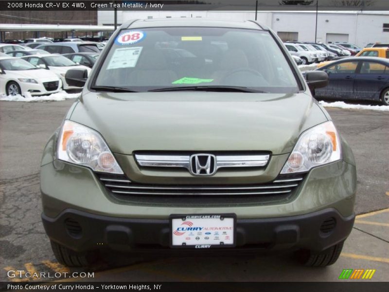 Green Tea Metallic / Ivory 2008 Honda CR-V EX 4WD