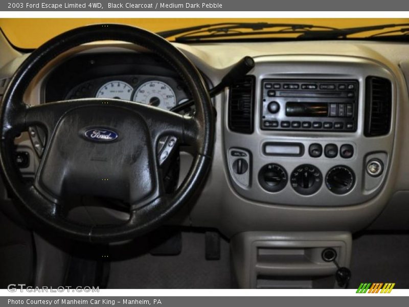 Black Clearcoat / Medium Dark Pebble 2003 Ford Escape Limited 4WD