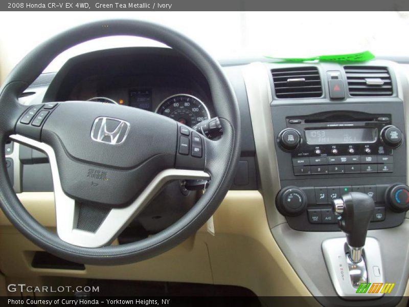 Green Tea Metallic / Ivory 2008 Honda CR-V EX 4WD