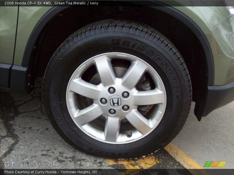 Green Tea Metallic / Ivory 2008 Honda CR-V EX 4WD