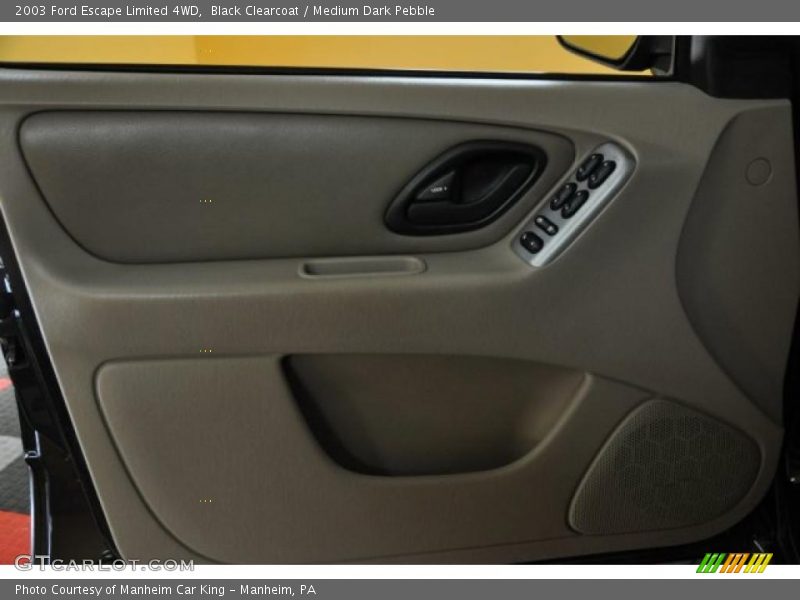 Black Clearcoat / Medium Dark Pebble 2003 Ford Escape Limited 4WD