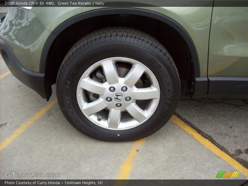 Green Tea Metallic / Ivory 2008 Honda CR-V EX 4WD