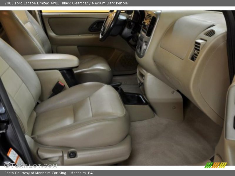 Black Clearcoat / Medium Dark Pebble 2003 Ford Escape Limited 4WD