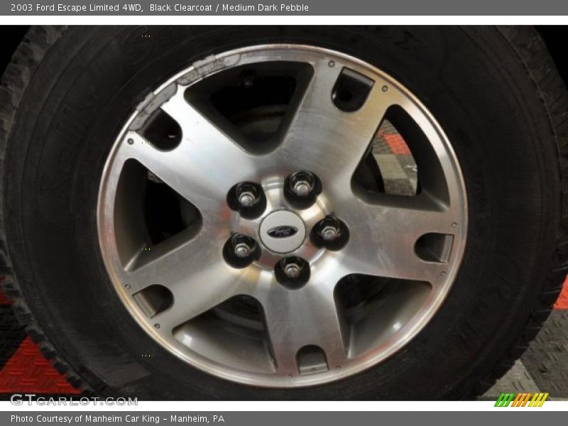 Black Clearcoat / Medium Dark Pebble 2003 Ford Escape Limited 4WD