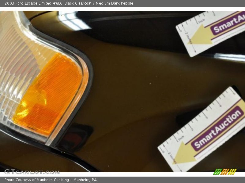 Black Clearcoat / Medium Dark Pebble 2003 Ford Escape Limited 4WD