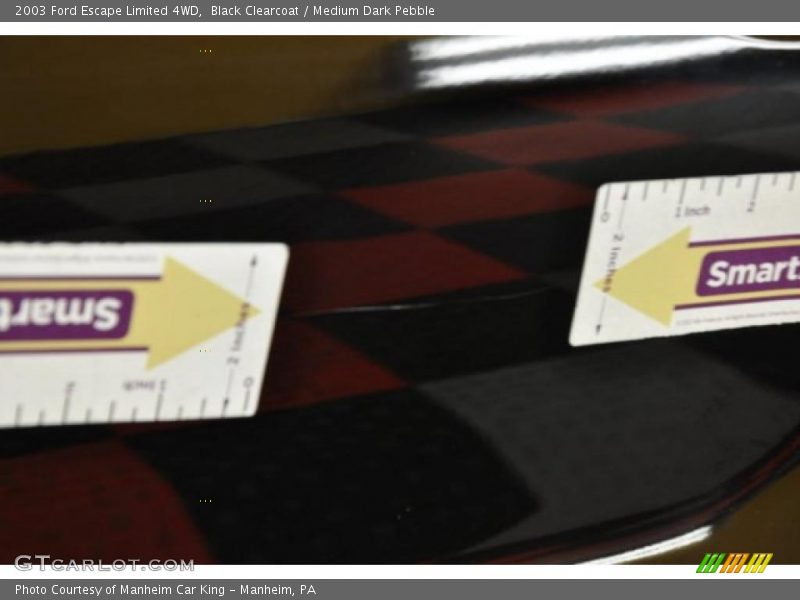 Black Clearcoat / Medium Dark Pebble 2003 Ford Escape Limited 4WD