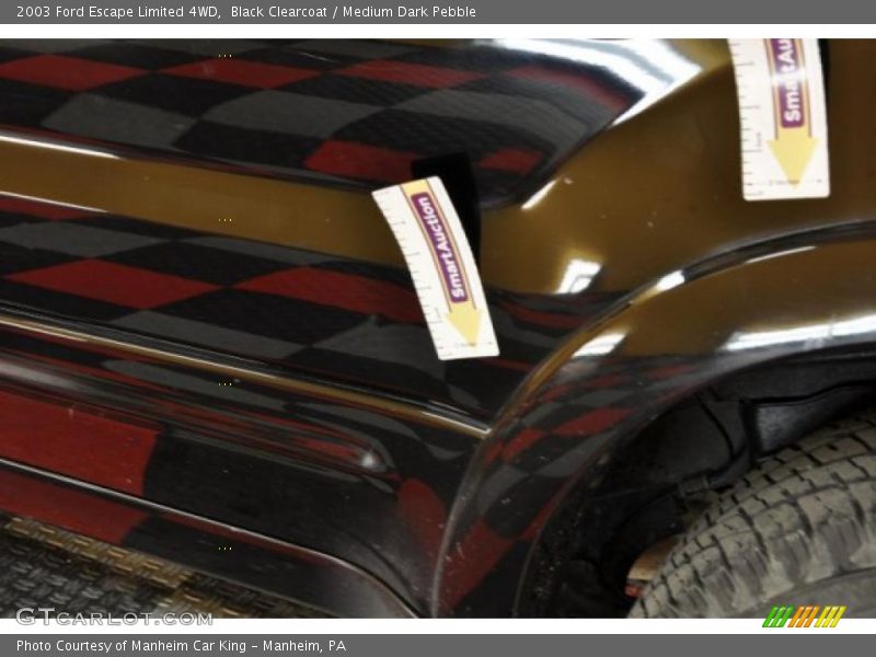 Black Clearcoat / Medium Dark Pebble 2003 Ford Escape Limited 4WD