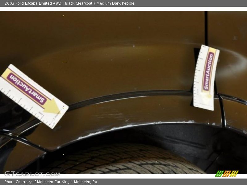Black Clearcoat / Medium Dark Pebble 2003 Ford Escape Limited 4WD